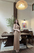 Body Hugging Wide Neck Dress